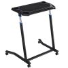 VEVOR Cycling Desk, Mobile Foldable Multi-Functional Bike Trainer & Treadmill Desk with Lockable Wheels