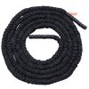 VEVOR Battle Rope, 1.5 Inch Diameter 30Ft Length Polyester Exercise Rope, Battle Exercise Equipment with Protective Sleeve & Anchor
