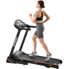330LBS Folding Electric Trenmill Aerobic Training 14.8KM/h Running Fitness LCD Display 5in 3.5HP motor