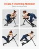 VEVOR AB Workout Machine, Dual-track Ab Workout Equipment at Home Gym, Core & Abdominal Trainers for Women