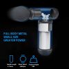 Massage Gun Deep Tissue Percussion Muscle Massager - Metal Handheld Electric Massager for Pain Relief Athletes Quiet Brushless Motor Cordless 1.1 lbs