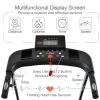 FYC Folding Treadmill for Home Portable Electric Motorized Treadmill Running Exercise Machine Compact Treadmill for Home Gym Fitness Workout Jogging W