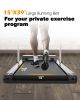 FYC Under Desk Treadmill 2.5HP Slim Walking Treadmill 265LBS - Electric Treadmill with APP Bluetooth Remote Control LED Display