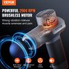 VEVOR Mini Massage Gun, Percussion Muscle Massage Gun for Athletes - with 5 Speed Levels & 6 Massage Heads, 7.4V 2500mAh Batteries